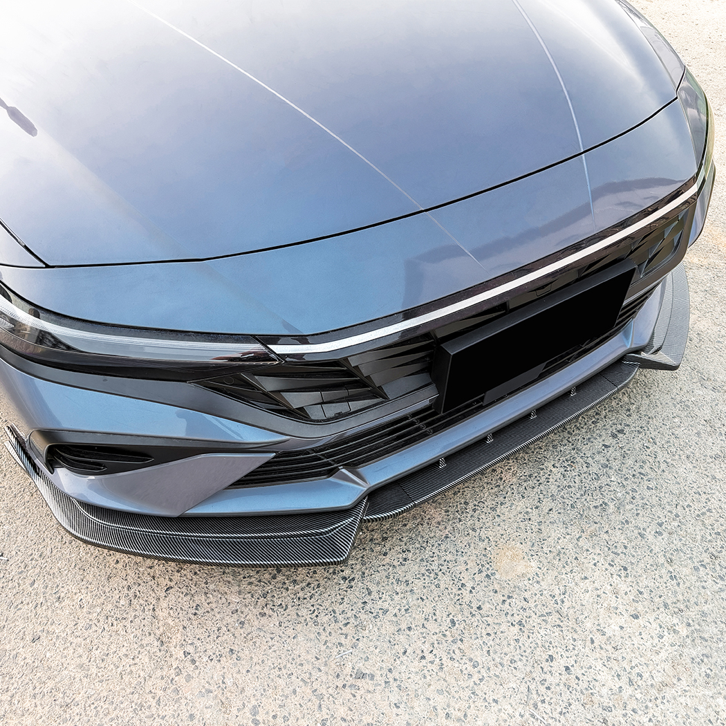 AMP-Z Front Bumper Lip Splitter For Hyundai Elantra MK7.5 Standard 2023+