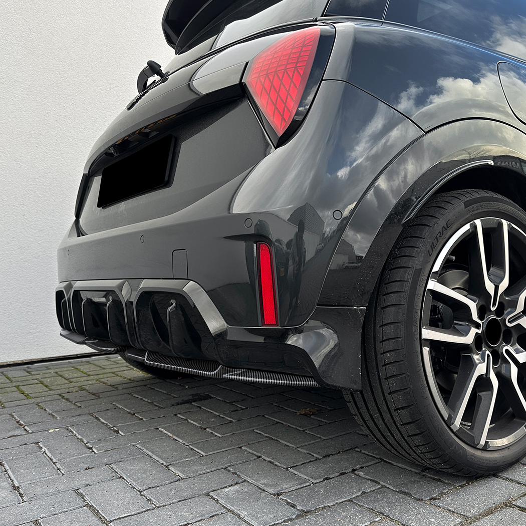 AMP-Z Rear Bumper Spoiler Lip For BMW Mini Cooper JCW-Style F65 F66 2024+