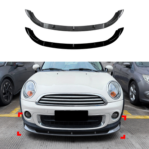 AMP-Z Front Bumper Lip Splitter For BMW Mini R56 R57 Facelift 2011-2014