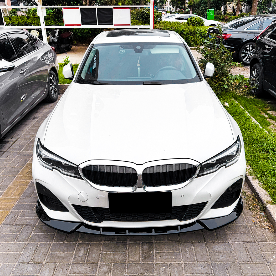 AMP-Z Front Bumper Lip Splitter For BMW 3 Series G20 G21 Pre-facelift M Sport 2019-2022