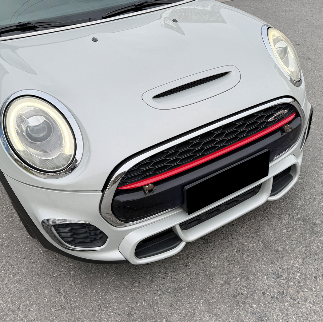 AMP-Z Front Bumper Fins Spoiler Canards For BMW Mini Cooper JCW F55 F56 F57 Pre-facelift 2014-2021