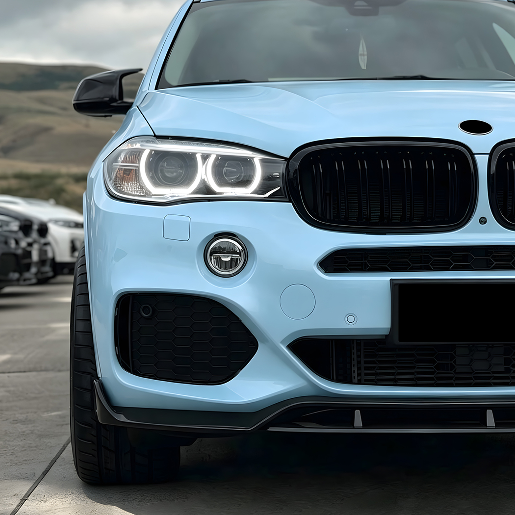 AMP-Z Front Bumper Lip Splitter For BMW X5 F15 M Sport 2014-2018