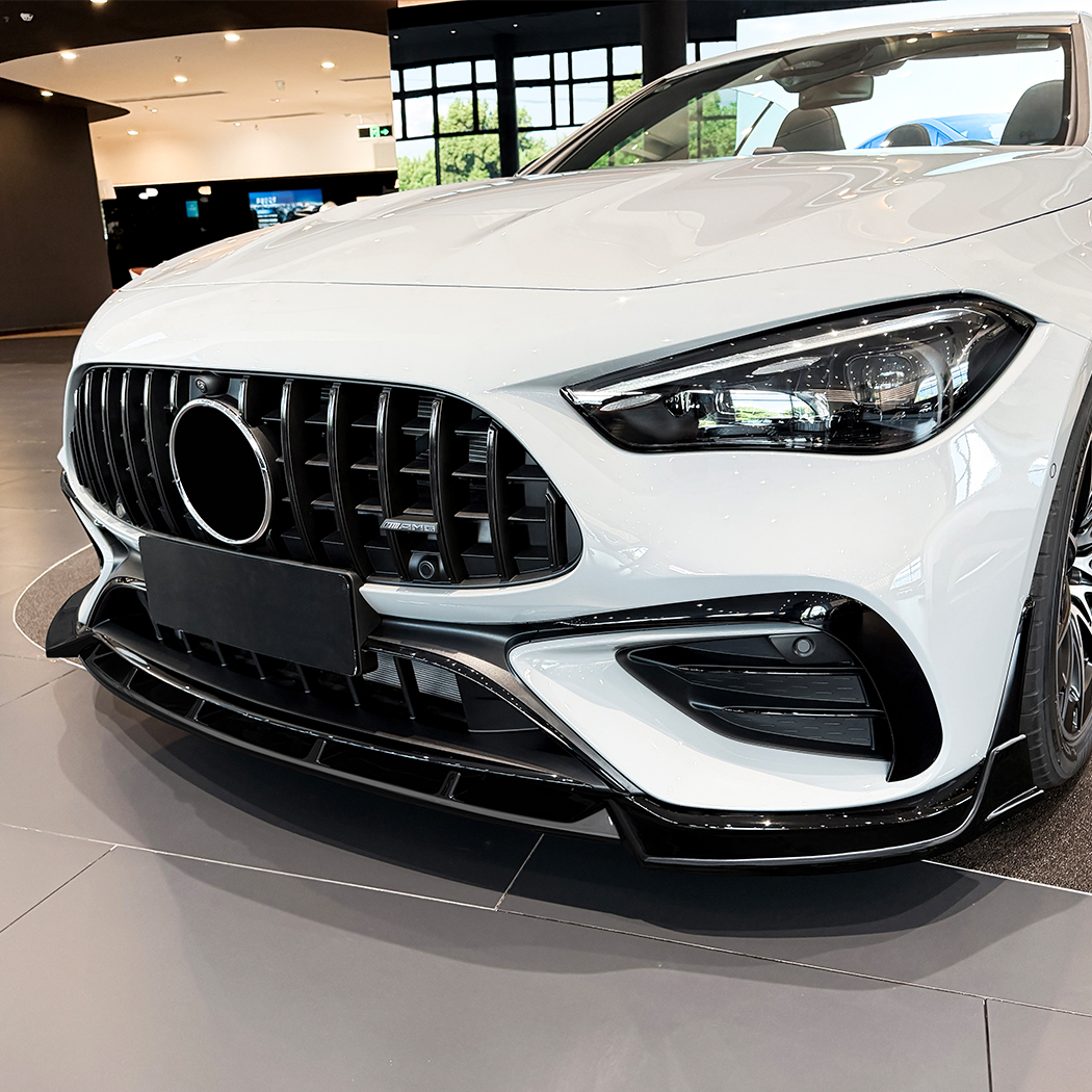 AMP-Z Front Bumper Lip Splitter For Mercedes Benz CLE53 AMG C236 2024+