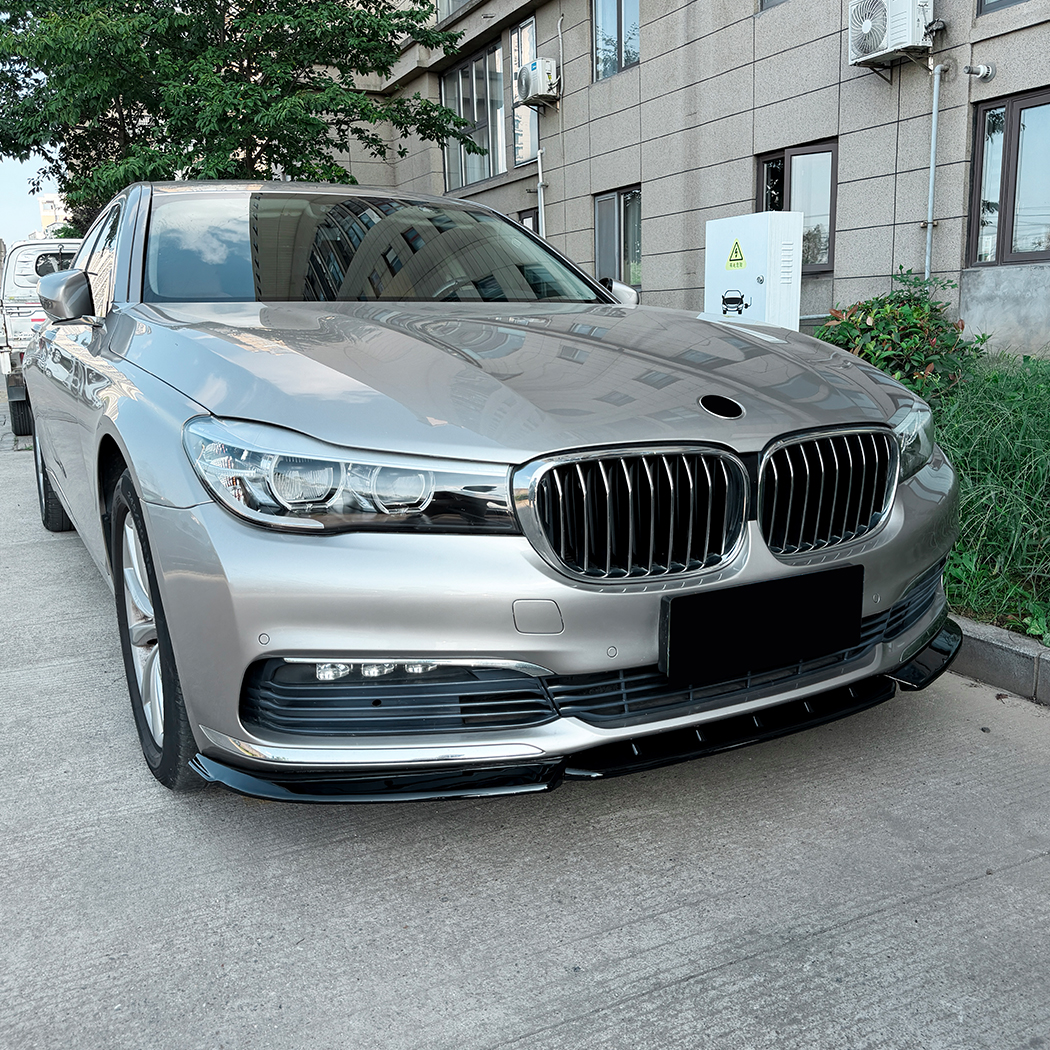 AMP-Z Front Bumper Lip Splitter For BMW 7 Series G11 G12 Pre-facelift Standard 2015-2018