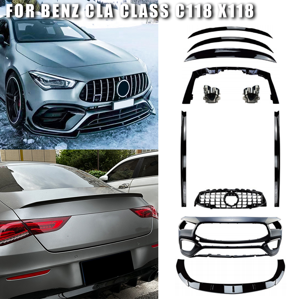 AMP-Z Full Body Kit Set For Mercedes Benz CLA Class C118 X118