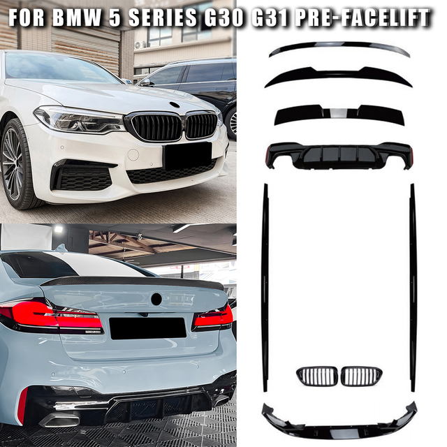 AMP-Z Full Body Kit Set For BMW 5 Series G30 G31 Pre-Facelift