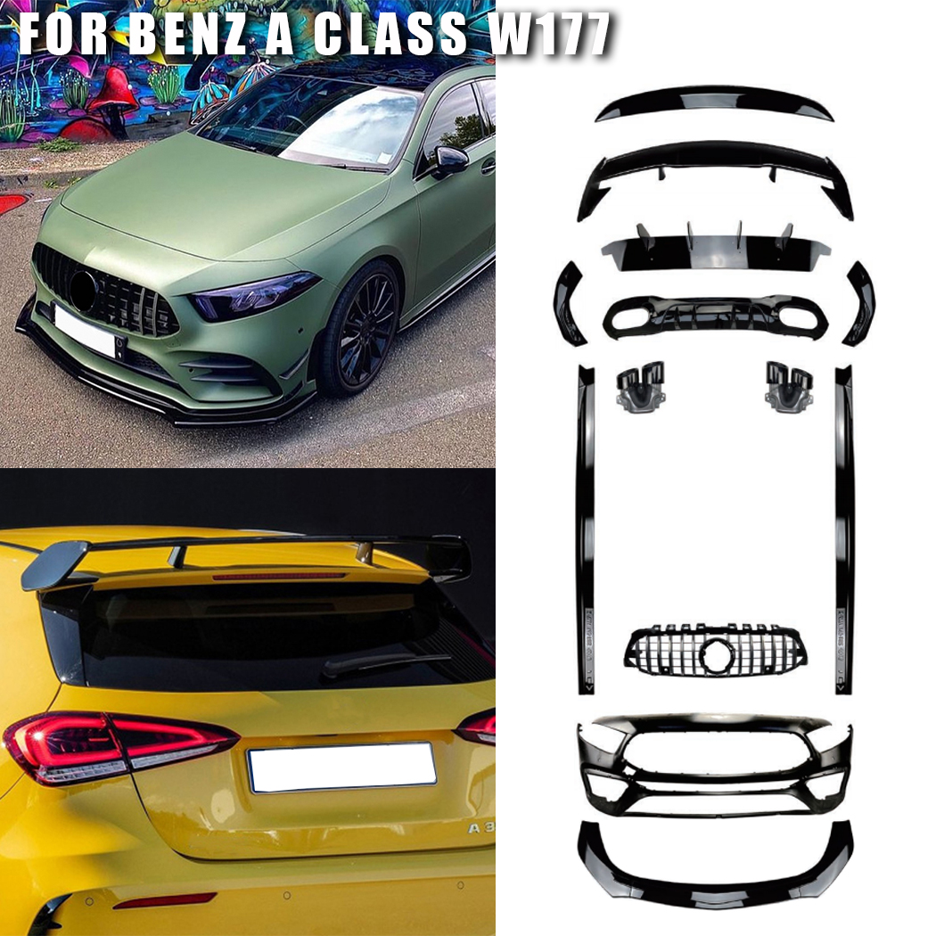 AMP-Z Full Body Kit Set For Mercedes Benz A Class W177