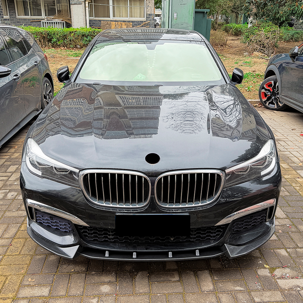 AMP-Z Front Bumper Lip Splitter For BMW 7 Series G11 G12 Pre-Facelift M Sport 2016-2018