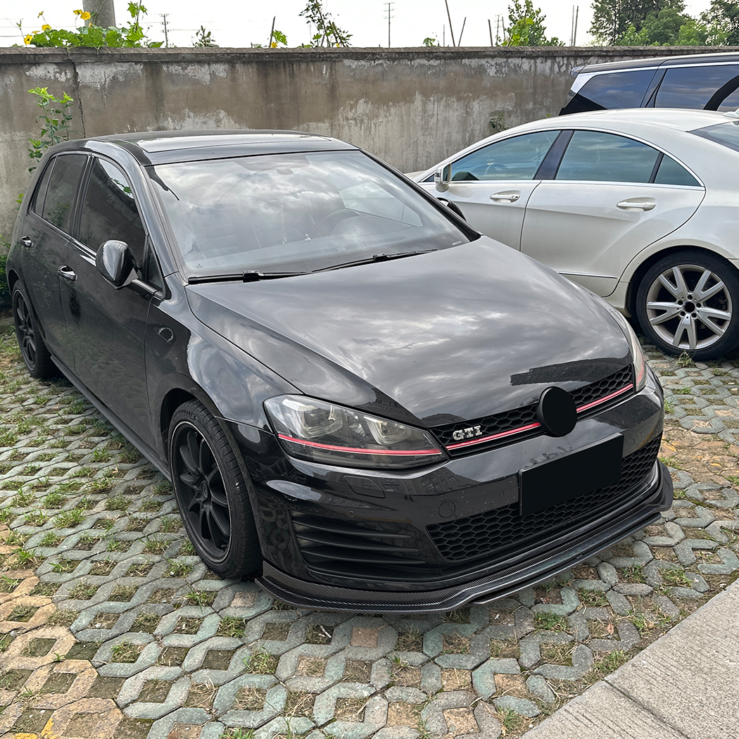 AMP-Z Front Bumper Lip Splitter For VW Volkswagen Golf MK7 GTI 2013-2016