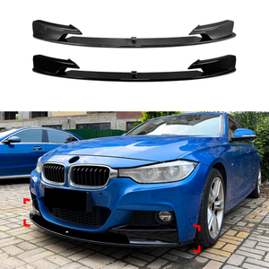 AMP-Z Front Bumper Lip Splitter For BMW 3 Series F30 F31