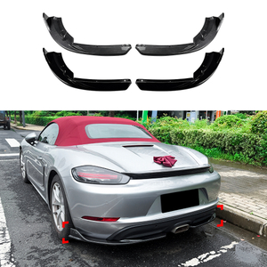 AMP-Z Rear Bumper Spoiler Lip For Porsche 718 Cayman 982 2016+