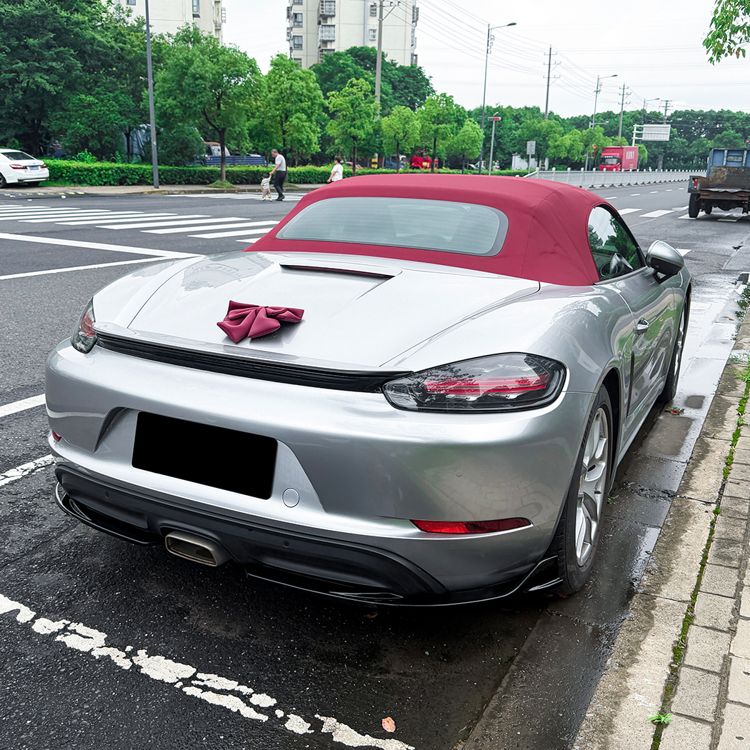 AMP-Z Rear Bumper Spoiler Lip For Porsche 718 Cayman 982 2016+