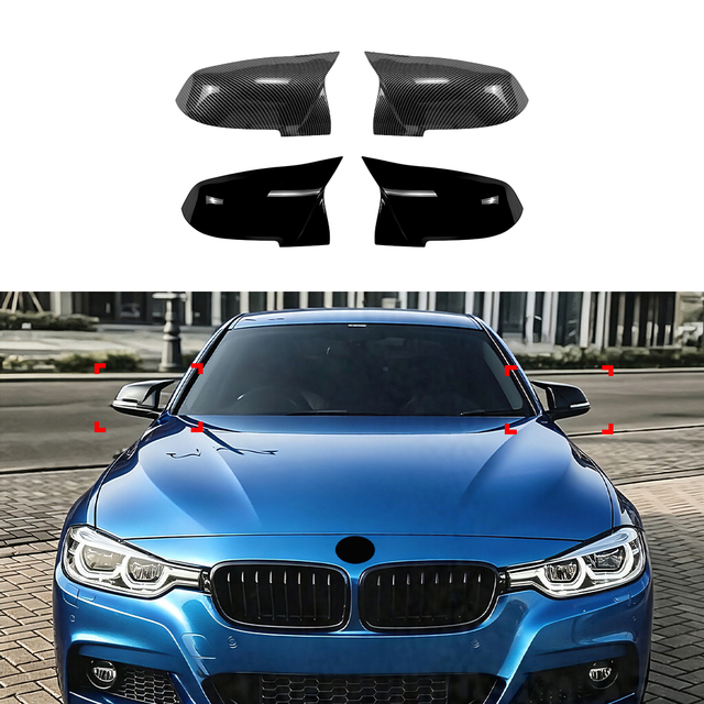 AMP-Z Wing Mirror Cover For BMW 1 Series F20 F21/2 Series F22 F23/3 Series F30 F31/3 Series GT F34/4 Series F32 F33 F36/X1 E84/M2 F87