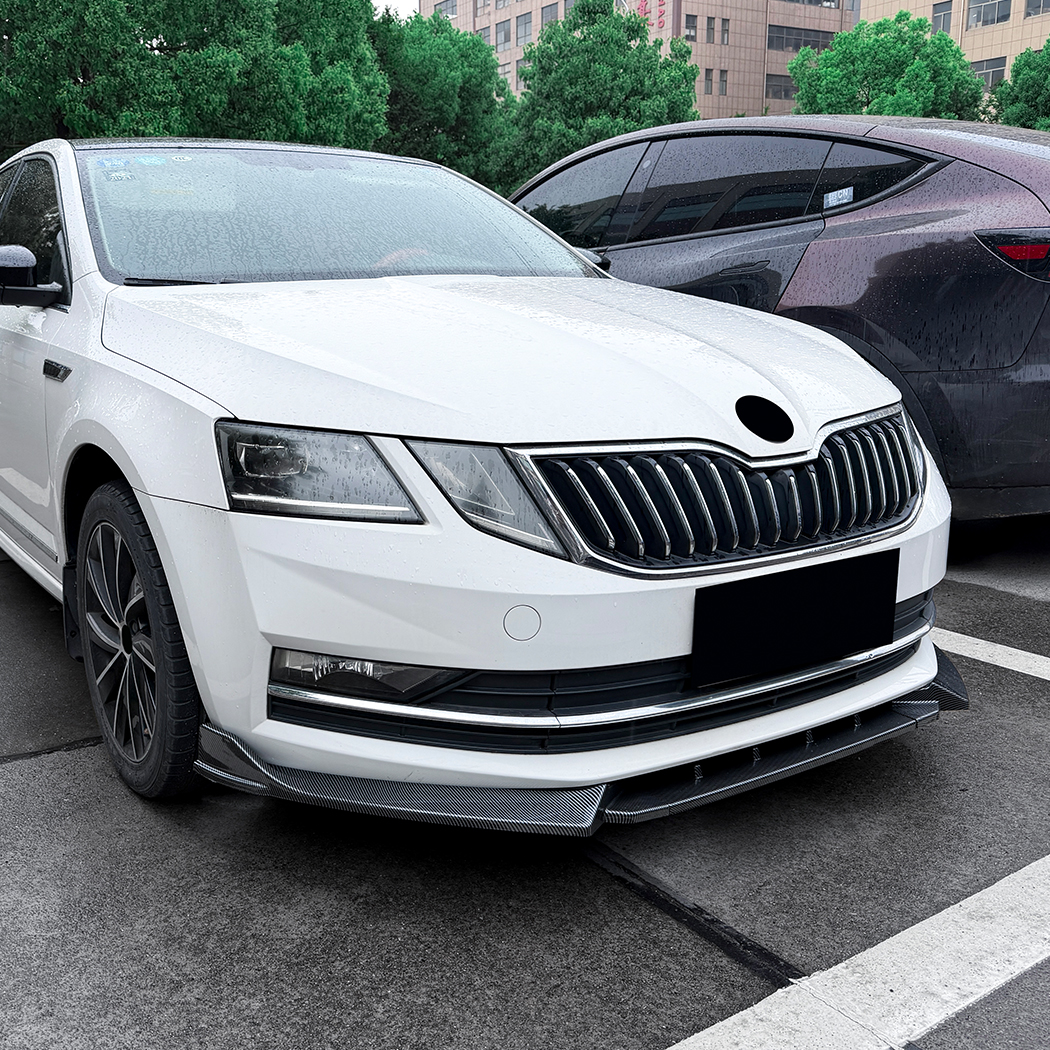 AMP-Z Front Bumper Lip Splitter For Skoda Octavia MK3.5 2018-2020