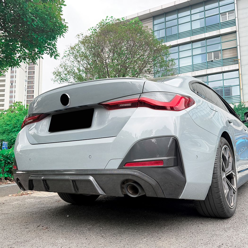 AMP-Z Rear Bumper Spoiler Lip For BMW 4 Series G26 M Sport 2020+