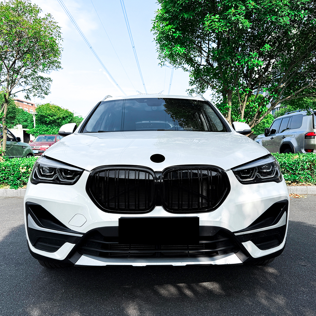 AMP-Z Front Bumper Grille Grill For BMW X1 F48 F49 LCI 2020-2022